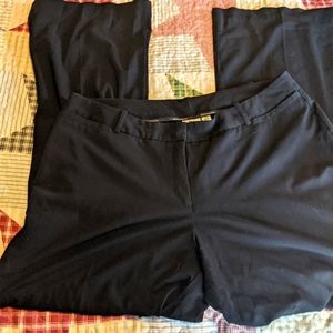 Worthington Wide Leg  Black 18 dress pants